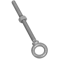 National Hardware N245-167 Eye Bolt, 1/2-13 Thread, 5-7/8 in L Thread, 1 in