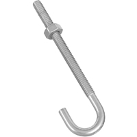 NAT-N232892 BOLT J-HOOK 1/4X4 ZI