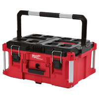 Milwaukee 48-22-8425 Tool Box, 100 lb Storage, Polymer, Red