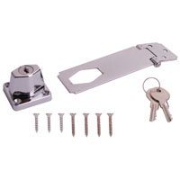 HASP SAFETY KYD 4-1/2 CHROME