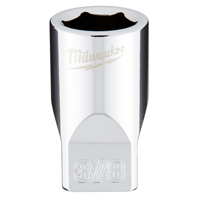 SOCKET 6-PT CHROME 1/4INX3/8IN