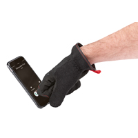 GLOVES WORK ELASTIC CUFF BLK L