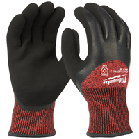 GLOVES WINTER A3 BLACK/RED MED