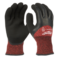 GLOVES WINTER A3 BLACK/RED L