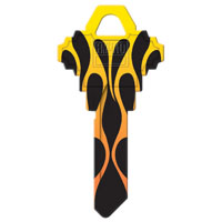 SC1-18 KEYBLANK FLAMES
