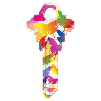 KEY BLANK SC1-19 BUTTERFLIES