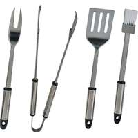 Bbq Tool Set 4pc Stainless St