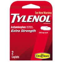 Tylenol 97472 Extra-Strength Pain Reliever/Fever Reducer; 4 CT; Caplet