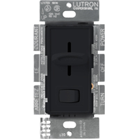 Dimmer Incan/hal Slide 1p Blk