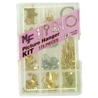 HANGER PICTURE KIT 175PC ASSTD