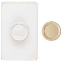 3-WAY PUSH-ON DIMMER WHT/IVORY