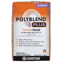 GROUT TILE SANDED CHRCL 25LB