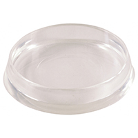 Shepherd Hardware 9088 Caster Cup, Plastic, Clear