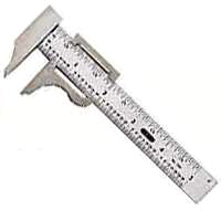 GENERAL 729 Slide Caliper, SAE, 0 to 4 in, Stainless Steel