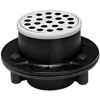 42945 CAST IRON SHOWER DRAIN2"