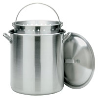 STOCK POTS WTH LID&BASKT 120QT
