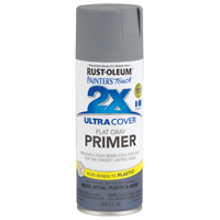 RUST-OLEUM PAINTER'S Touch 249088 Spray Primer, Flat, Gray, 12 oz, Aerosol