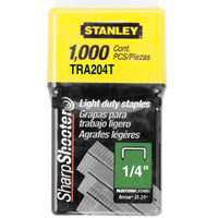 STAPLE LT DTY 1000PK 1/4IN