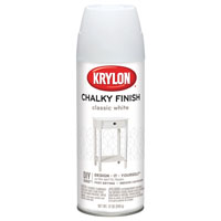 KRYLON SPRAY PAINT CHALKY FIN WH