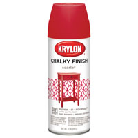 KRYLON CHALKY FINISH SCARLET RED