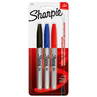 3PK ASST FINE POINT SHARPIE