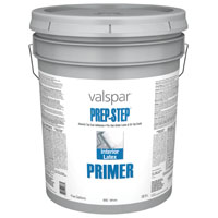 Valspar Prep-Step 044.0000990.008 Interior Latex Primer, White, 5 gal, Can