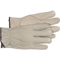 GLOVE GRAIN COWHIDE LTHR MED