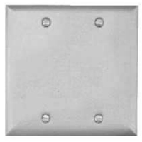 Gray W/P 2G Blank Cover