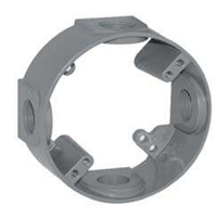 Gray W/P Rd Bx W 4 1/2" KO