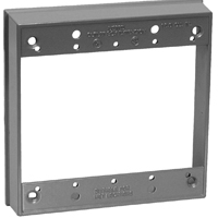 Gray W/P 2G Box Extension