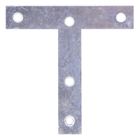 T-PLATE 4X4 ZINC PLATED