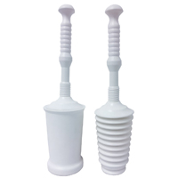 PLUNGER MASTER W/TALL BCKT WHT