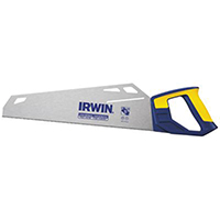 IRWIN 1773465 Handsaw, 15 in L Blade, 11 TPI, Steel Blade, Comfort-Grip