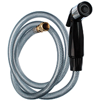 SPRAY HOSE/HEAD KITCHEN BLACK