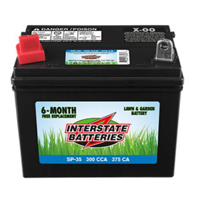 INTERSTATE BATTERIES SP-35 Lawn and Garden Battery, Lead-Acid