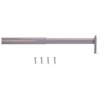 ROD CLOSET ADJ 18-30IN SILVER