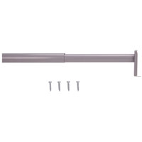 ROD CLOSET ADJ 30-48IN SILVER