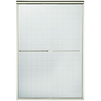 Shower Door Nickel Finess 48in