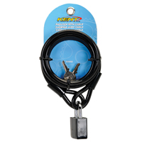 92002 PADLOCK & KEY WITH CABLE