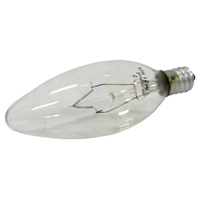 Sylvania 13684 Incandescent Lamp, 60 W, B10 Lamp, Candelabra Lamp Base, 690