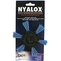 4" BLUE FINE NYALOX FLAP BRUSH