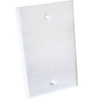 1G WHITE BLANK COVER