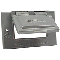 5101-5 GRY GFCI OUTLET COVER