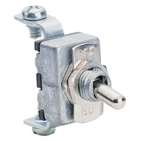 CALTERM 41700 Toggle Switch, 12 VDC, Screw Mounting, Chrome