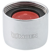 Moen CA3924 Faucet Aerator, 15/16-27 Female, Chrome Plated, 1.5 gpm