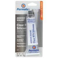 ADHESIVE SILICONE CLEAR 3OZ