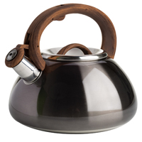 Primula PAGM1-6225 Tea Kettle, 2.5 qt Capacity, Soft Touch Handle, Stainless