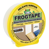 FrogTape 280222 Painting Tape, 60 yd L, 1.88 in W, Yellow