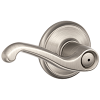 FLAIR PRIVACY LEVER STN NICKEL