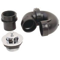 BLACK TUB DRAIN KIT
